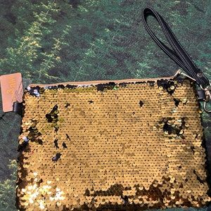 Gold Sequin Handbag